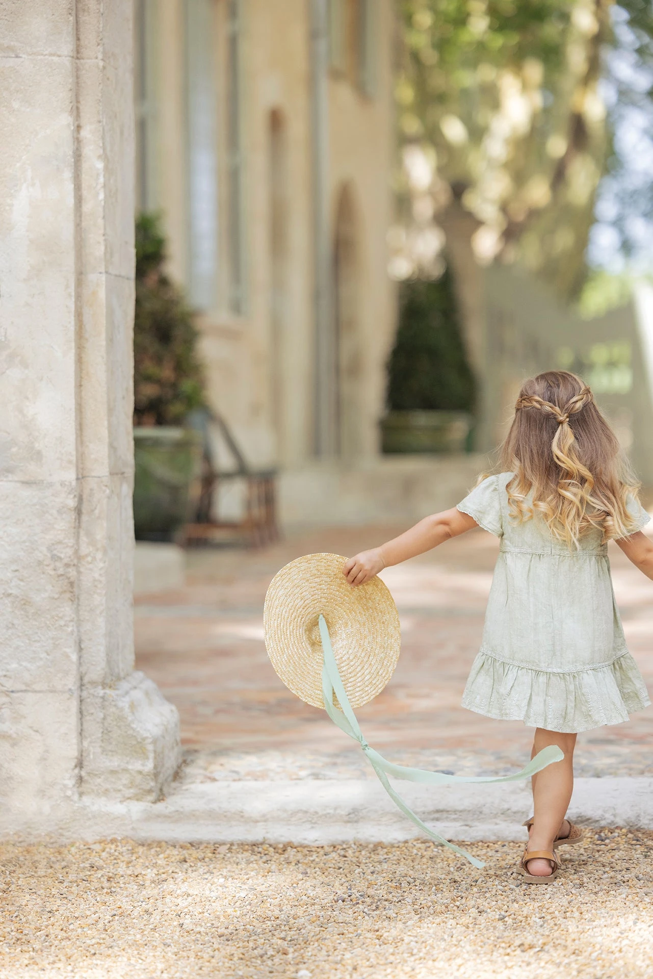 Robe - Vert Champ De Blé 5 Robe - Vert Champ De Blé – Image 3
