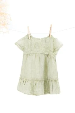 Robe - Vert Champ De Blé 13 Robe - Vert Champ De Blé -Mode Enfantine TY30181 51 1 packshot