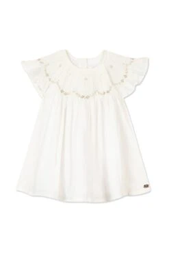 Robe - Ecru Broderies Main 11 Robe - Ecru Broderies Main -Mode Enfantine TY30221 13 1 packshot