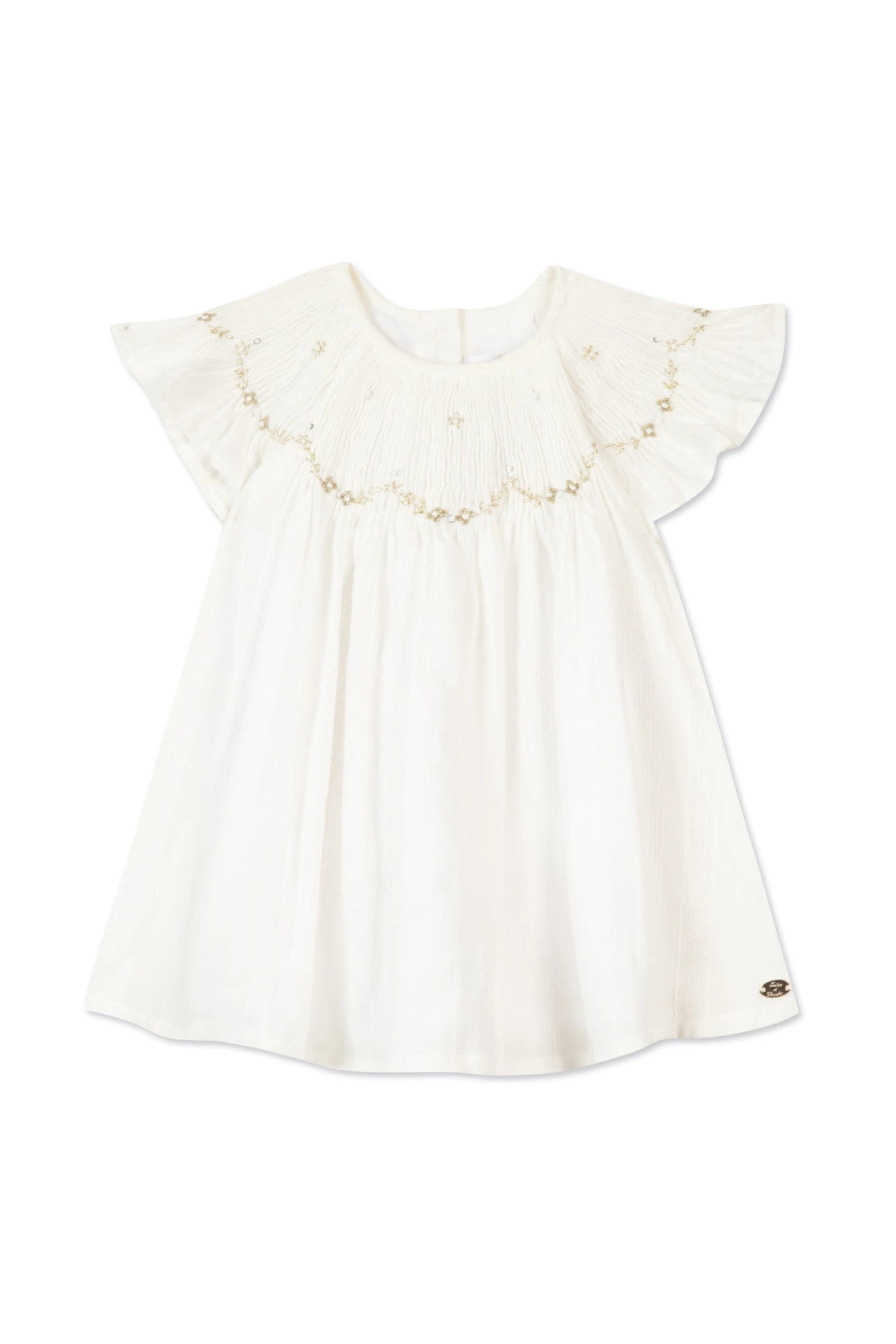 Robe - Ecru Broderies Main 6 Robe - Ecru Broderies Main – Image 4