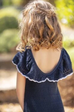 Robe - Marine Crochet 11 Robe - Marine Crochet -Mode Enfantine TY30222 04 2
