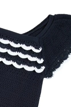 Robe - Marine Crochet 15 Robe - Marine Crochet -Mode Enfantine TY30222 04 3