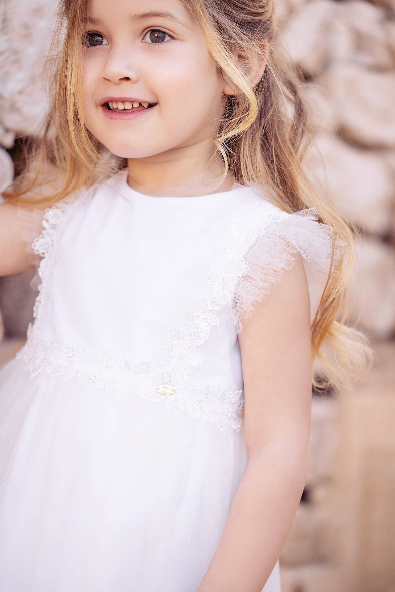 Robe - Ecru Brodée 4 Robe - Ecru Brodée – Image 2