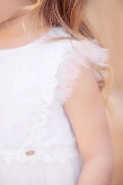 Robe - Ecru Brodée 10 Robe - Ecru Brodée -Mode Enfantine TY30241 13 4