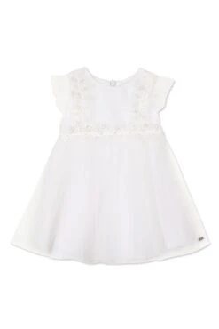 Robe - Ecru Manches Volantées 11 Robe - Ecru Manches Volantées -Mode Enfantine TY30242 13 1 packshot