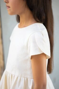 Robe - Ecru Bouffante 10 Robe - Ecru Bouffante -Mode Enfantine TY30262 13 3