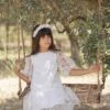 Robe - Blanc Organza -Mode Enfantine TY30302 01 4