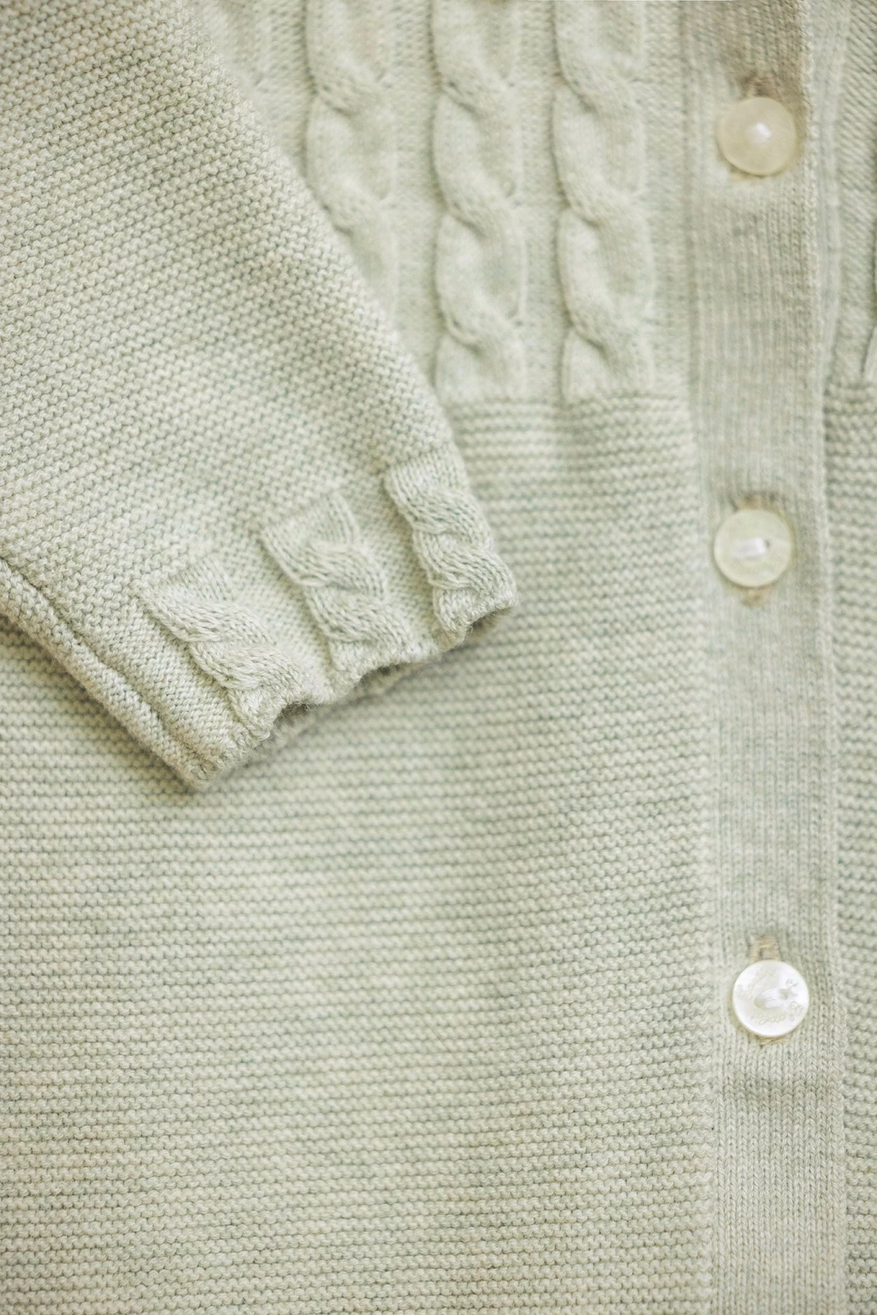 Combinaison Longue - Vert Tilleul Point Mousse 6 Combinaison Longue - Vert Tilleul Point Mousse – Image 4