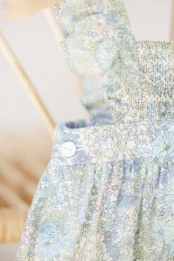 Combinaison Longue - Vert Tissu Liberty 9 Combinaison Longue - Vert Tissu Liberty -Mode Enfantine TY32010 50 2 b3605e93 c5ae 4934 b284 5da34a14191d