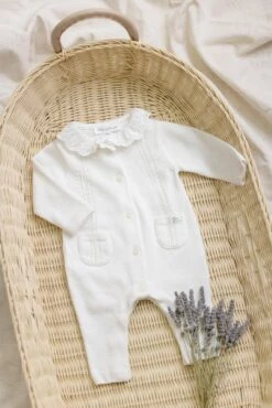 Combinaison Longue - Ecru Tricot