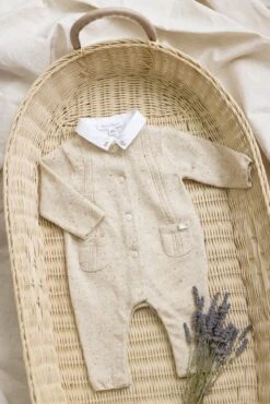 Combinaison Longue - Beige Tricot