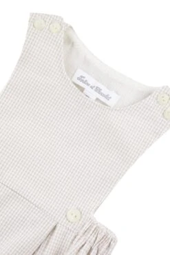 Combinaison Courte - Beige Vichy -Mode Enfantine TY33000 15 3 packshot