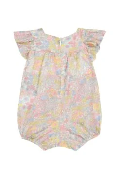 Combinaison Courte - Tissu Liberty Mimosa -Mode Enfantine TY33001 70 2