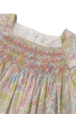 Combinaison Courte - Tissu Liberty Mimosa -Mode Enfantine TY33001 70 3