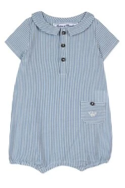 Combinaison Courte - Azur Rayures 11 Combinaison Courte - Azur Rayures -Mode Enfantine TY33021 43 1 packshot