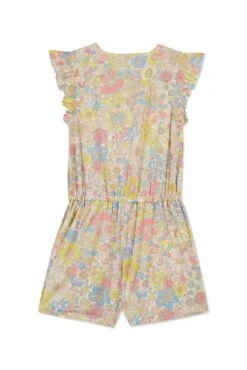 Combinaison Courte - Rose Pâle Tissu Liberty -Mode Enfantine TY33022 31 2 packshot