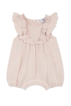 Combinaison Courte - Rose Pâle Lin -Mode Enfantine TY33030 31 1 packshot