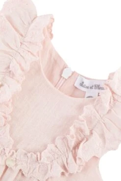 Combinaison Courte - Rose Pâle Lin -Mode Enfantine TY33030 31 3 packshot