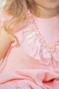 Combinaison Courte - Rose Champ De Blé -Mode Enfantine TY33031 32 3