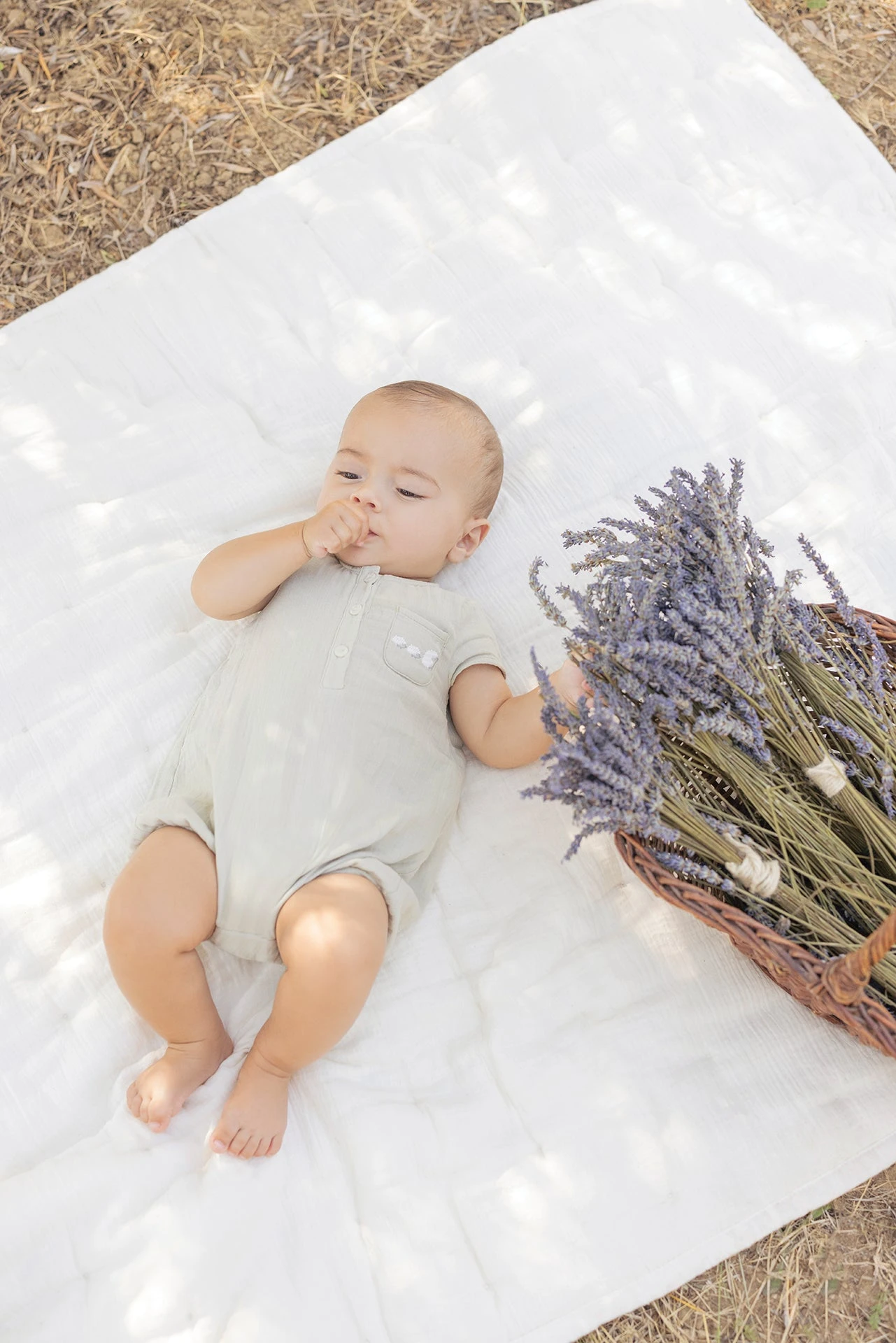 Combinaison Courte - Vert Tilleul Coton 3 Combinaison Courte - Vert Tilleul Coton