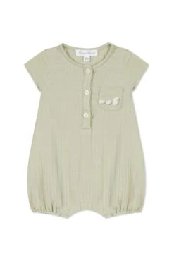 Combinaison Courte - Vert Tilleul Coton 15 Combinaison Courte - Vert Tilleul Coton -Mode Enfantine TY33050 50 1 packshot