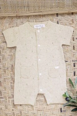 Combinaison Courte - Beige Maille