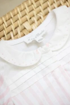 Combinaison Courte - Rose Pâle Garda -Mode Enfantine TY33120 31 4