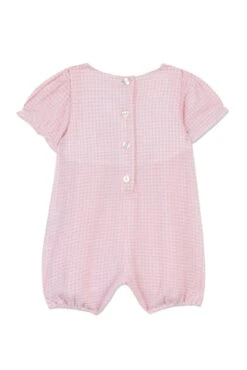 Combinaison Courte - Rose Pâle Broderies -Mode Enfantine TY33130 31 2 packshot