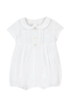 Combinaison Courte - Blanc Col Plastron -Mode Enfantine TY33140 01 1 packshot