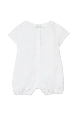 Combinaison Courte - Blanc Col Plastron -Mode Enfantine TY33140 01 2 packshot