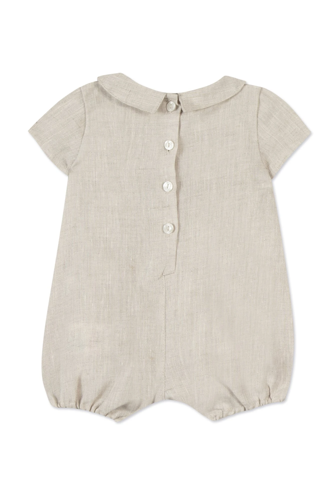 Combinaison Courte - Beige Col Plastron 7 Combinaison Courte - Beige Col Plastron – Image 5