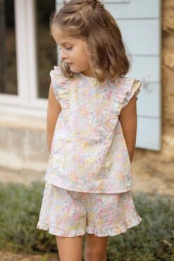 Ensemble Court - Tissu Liberty Mimosa