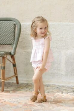 Ensemble Court - Carreaux-arc-en-ciel