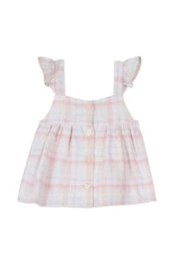 Ensemble Court - Carreaux-arc-en-ciel 18 Ensemble Court - Carreaux-arc-en-ciel -Mode Enfantine TY37011 01 2 packshot