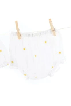 Ensemble Court - Blanc Marguerites Brodées -Mode Enfantine TY37021 01 1 909de975 02ff 45c6 8dec 8caeee159715