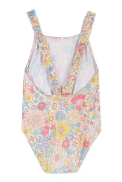 Maillot De Bain - Rose Pâle Tissu Liberty -Mode Enfantine TY38002 31 2 packshot