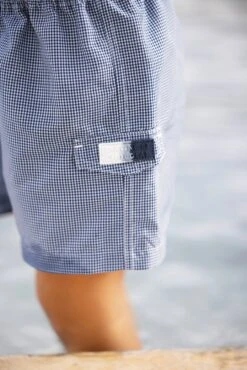 Maillot De Bain - Marine Vichy 10 Maillot De Bain - Marine Vichy -Mode Enfantine TY38013 04 2