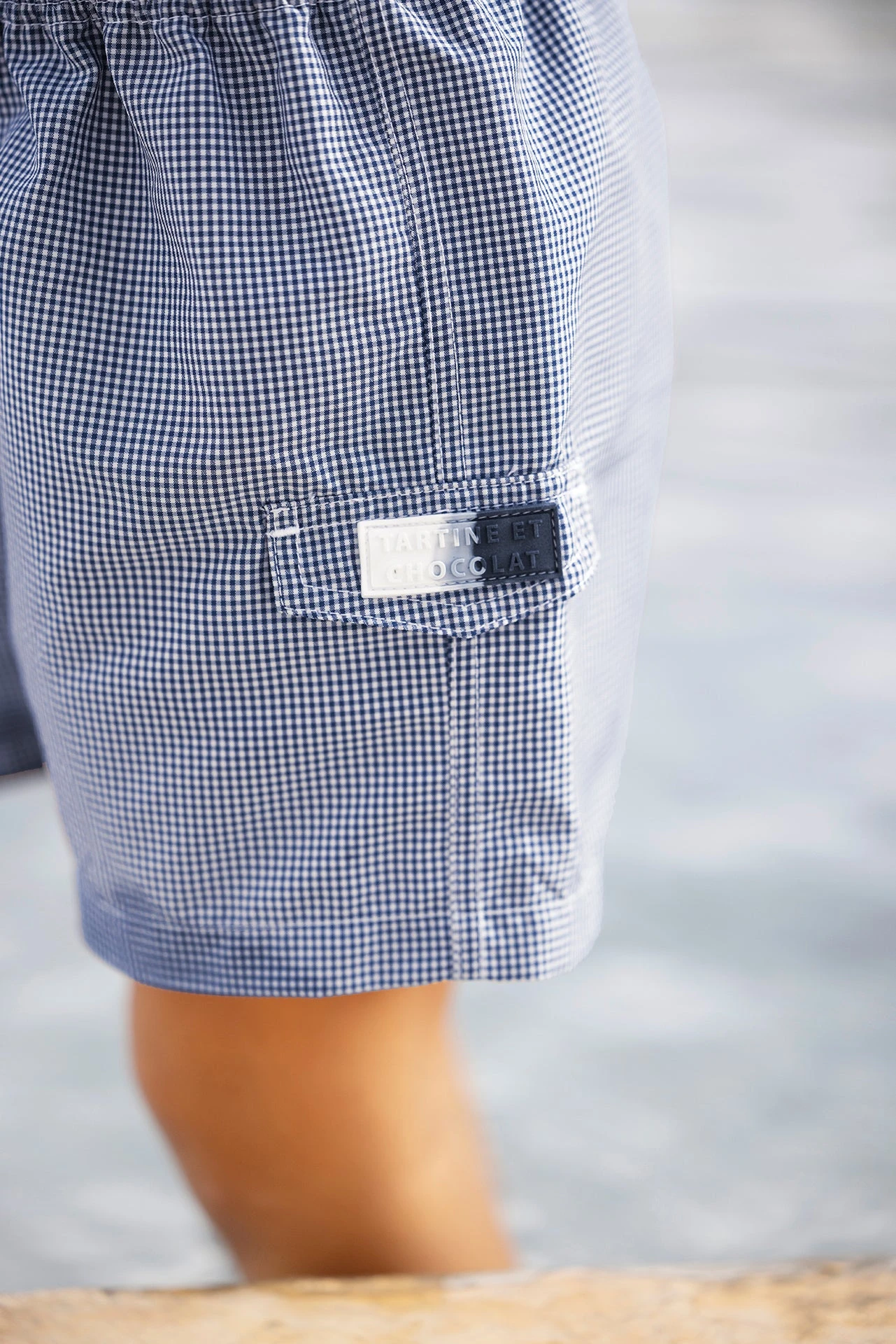 Maillot De Bain - Marine Vichy 5 Maillot De Bain - Marine Vichy – Image 3