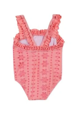 Maillot De Bain - Rose Broderies -Mode Enfantine TY38021 32 2 packshot