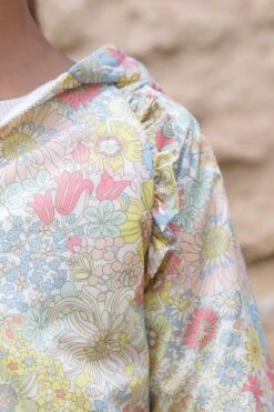 Coupe Vent - Rose Pâle Tissu Liberty -Mode Enfantine TY42012 31 1