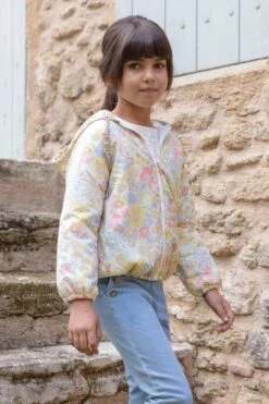 Coupe Vent - Rose Pâle Tissu Liberty