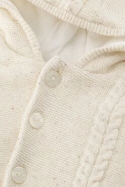 Manteau - Ecru Maille -Mode Enfantine TY44010 13 3 packshot