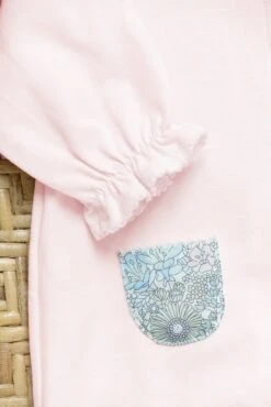 Pyjama - Rose Pâle Tissu Liberty -Mode Enfantine TY54000 31 4