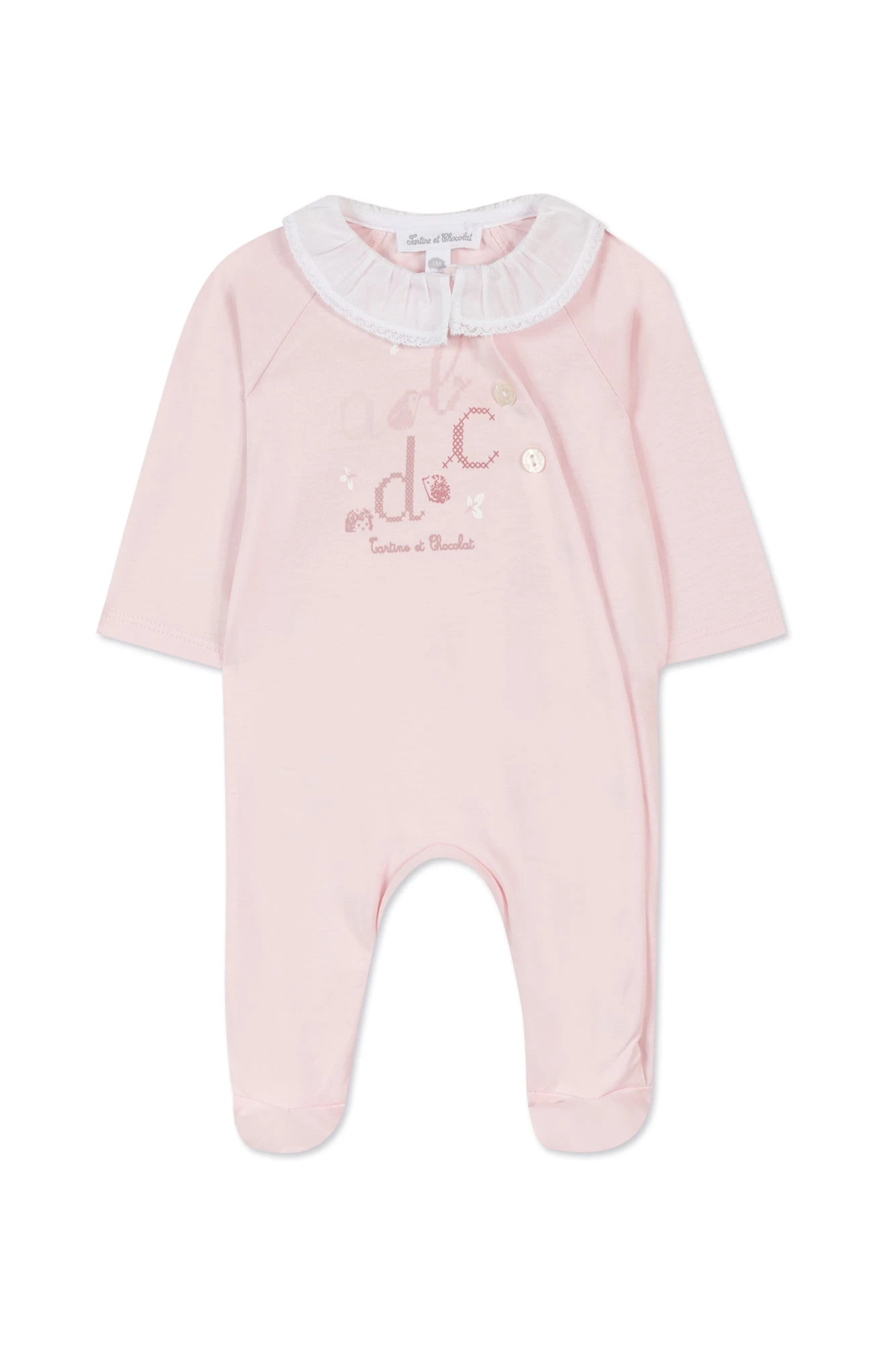 Pyjama - Rose Pâle Abécédaire 4 Pyjama - Rose Pâle Abécédaire – Image 2