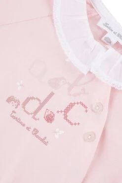 Pyjama - Rose Pâle Abécédaire 9 Pyjama - Rose Pâle Abécédaire -Mode Enfantine TY54010 31 3 packshot