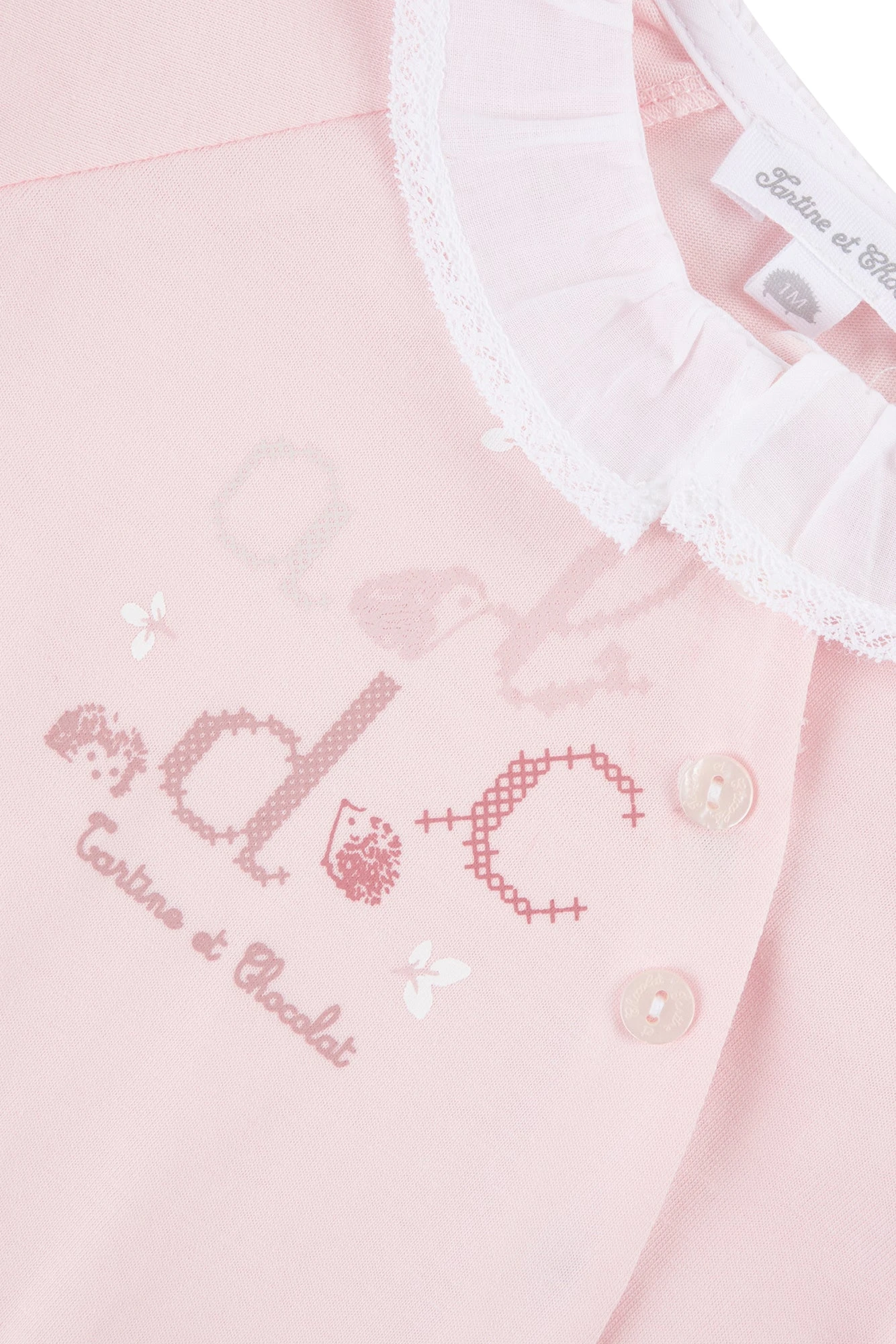 Pyjama - Rose Pâle Abécédaire 6 Pyjama - Rose Pâle Abécédaire – Image 4