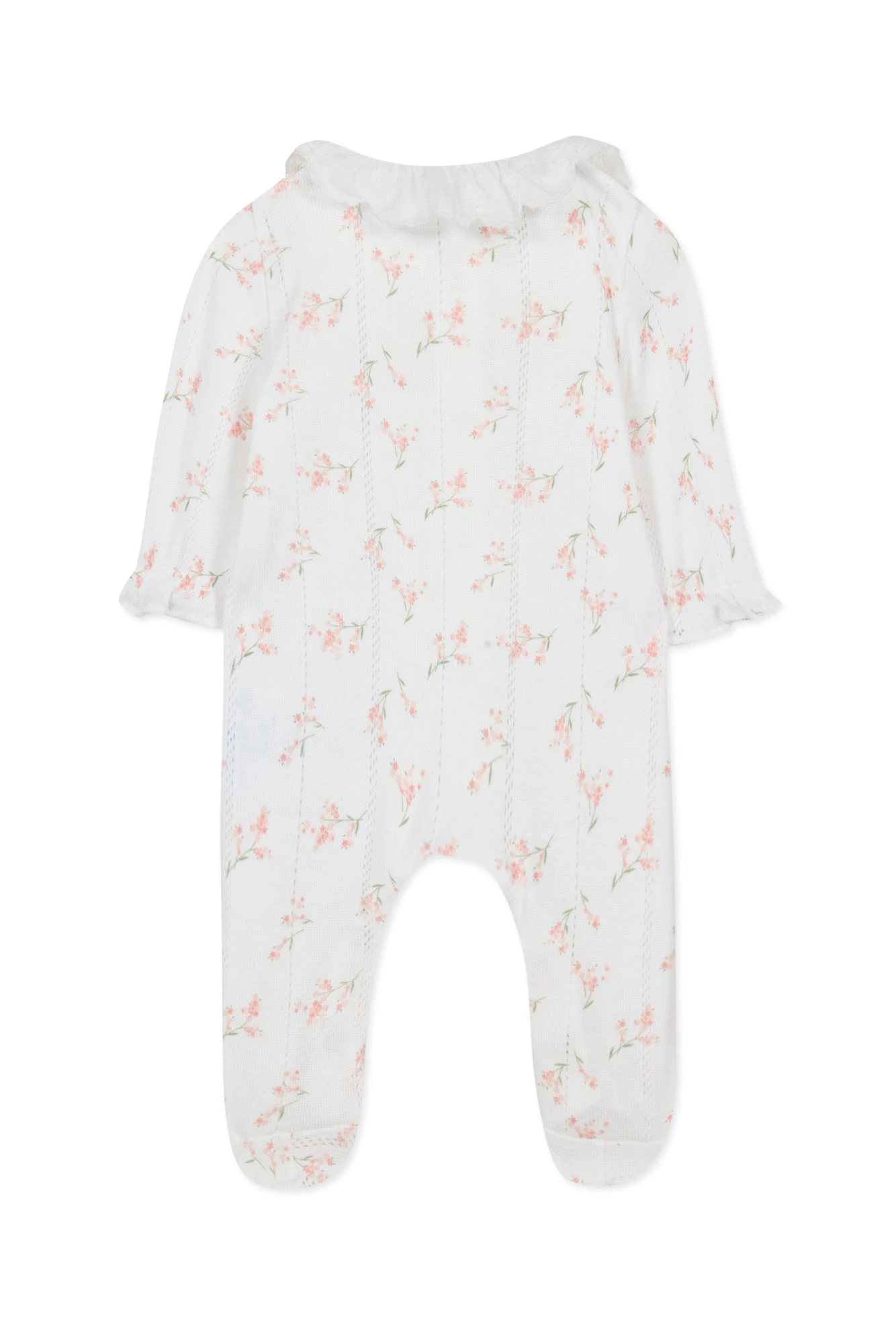 Pyjama - Blanc Imprimé Fleuri 9 Pyjama - Blanc Imprimé Fleuri – Image 7