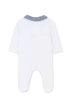 Pyjama - Blanc Col Chambray -Mode Enfantine TY54070 01 2 packshot