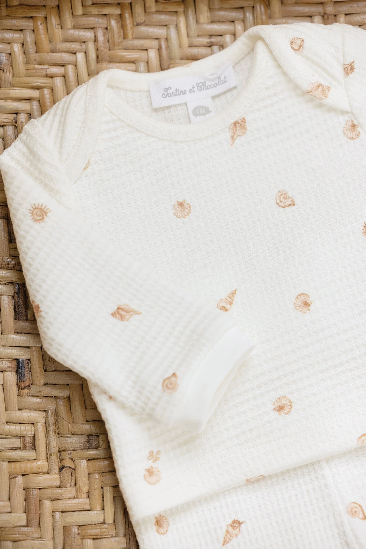 Pyjama - Deux Pièces écru Coquillages 4 Pyjama - Deux Pièces écru Coquillages – Image 2