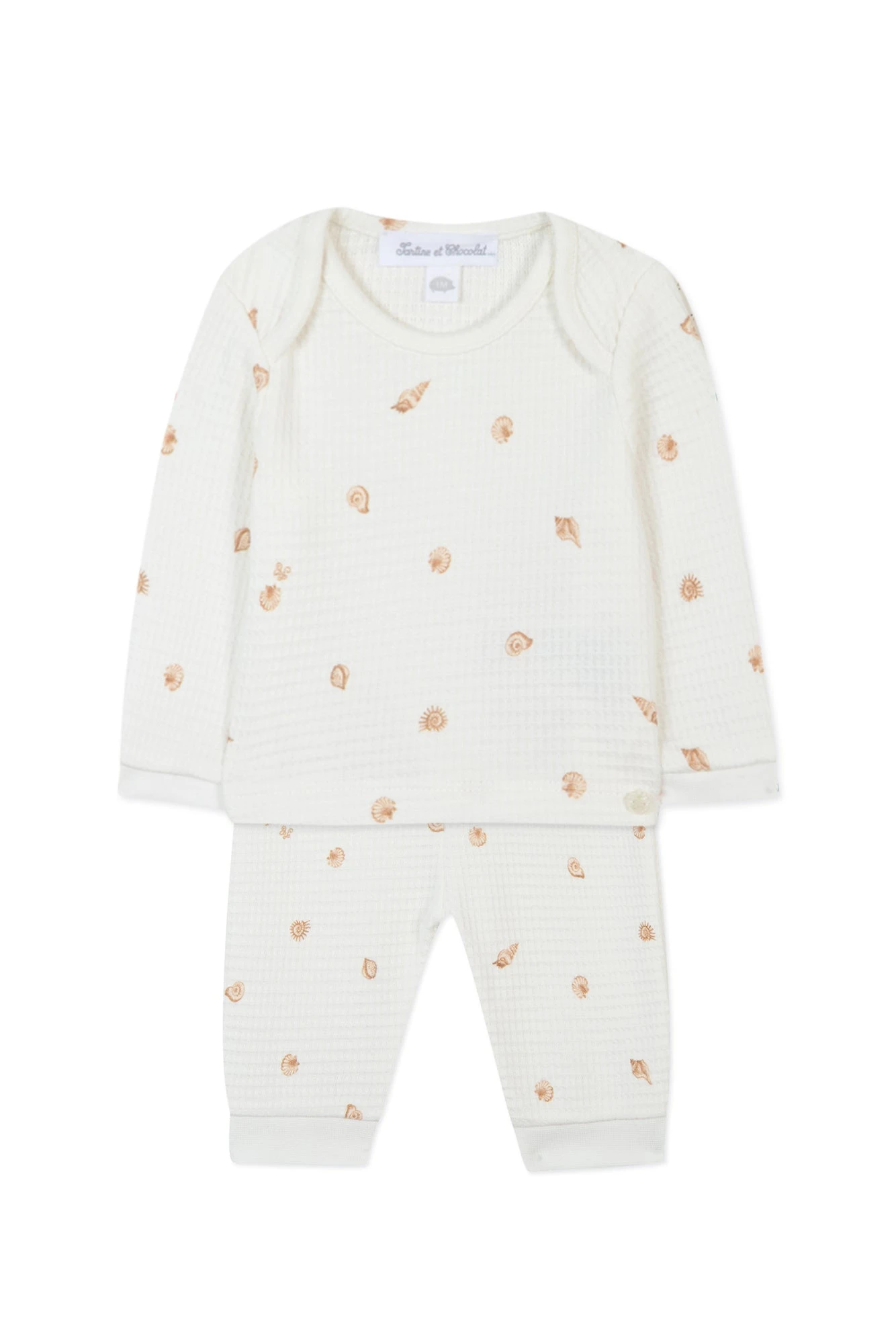 Pyjama - Deux Pièces écru Coquillages 8 Pyjama - Deux Pièces écru Coquillages – Image 6